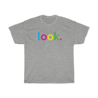 Look Unisex Heavy Cotton Tee / Virtual Teaching / Virtual Teaching Tee / Virtual Student / College Student tees / Back To School Shirts