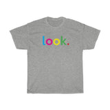 Look Unisex Heavy Cotton Tee / Virtual Teaching / Virtual Teaching Tee / Virtual Student / College Student tees / Back To School Shirts