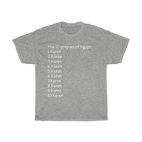 The 10 Plagues Of Egypt + Funny Sarcastic Tee + Humor + Christian + Bible + Karen Memes + T-Shirt