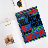 Little Known Black History Fact: Black Gay Men Lives Matter Writing Journal Spiral Notebook (5.98 x 7.99)