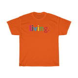 Living My Life Like It's Golden T-Shirt / Cancer Survivor / Breast Cancer Survivor / Pro-Life Multicolor Unisex Tees