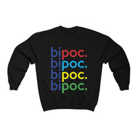 BIPOC Black Indigenous People Of Color + Anti-Racist T-Shirt + White Ally T-Shirt + Black Lives Matter + Black Owned Shop + Sweatshirt