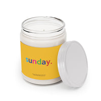 Sunday + Days Of Week + Weekend + Scented Candle Home Decor, House Warming, Birthday, Anniversary, Coworker Candle Gift