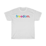 Freedom / Anti-Racist T-Shirt / White Ally T-Shirt / Black Lives Matter / Protest t-shirt / Black Owned Shop