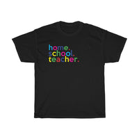 Home School Teacher T-Shirt + Virtual Classroom Ideas + Virtual Teaching Ideas + Back To School Shirts + Home School Ideas