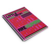 Little Known Black History Fact: Gay Rights Are Human Rights Writing Journal Spiral Notebook (5.98 x 7.99)