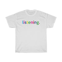 Listening T-Shirt / Virtual Teacher Shirt / Virtual Professor / Virtual Student tees / College Student  / Back to School / Virtual Therapist