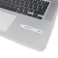 Self-Care Matters Kiss-Cut Stickers For Calendar, Notebooks, Journals, Laptops (2 x 2, 3 x 3, 4 x 4, 6 X 6 ) Transparent & White