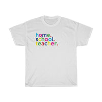 Home School Teacher T-Shirt + Virtual Classroom Ideas + Virtual Teaching Ideas + Back To School Shirts + Home School Ideas