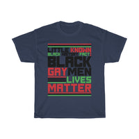 Little Known Black History Fact: Black Gay Men Lives Matter T-Shirt