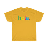 Hola Spanish Greetings + Teacher Back to School Shirt+ Gift For Teacher + Professor Back To School Shirt+ Back To School Shirt For Student