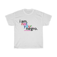 I Am Not Your Negro T-Shirt + James Baldwin Tee + Civil Rights Clothing + Protest Shirt + Hebrew + Fight The Power Shirt + Black Lettering