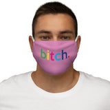 Bitch Washable + Reusable Face Mask Cloth Cover + Graphic Quote + Logo + Made in USA + Everyday Wear Mask + Christmas Gift For Her