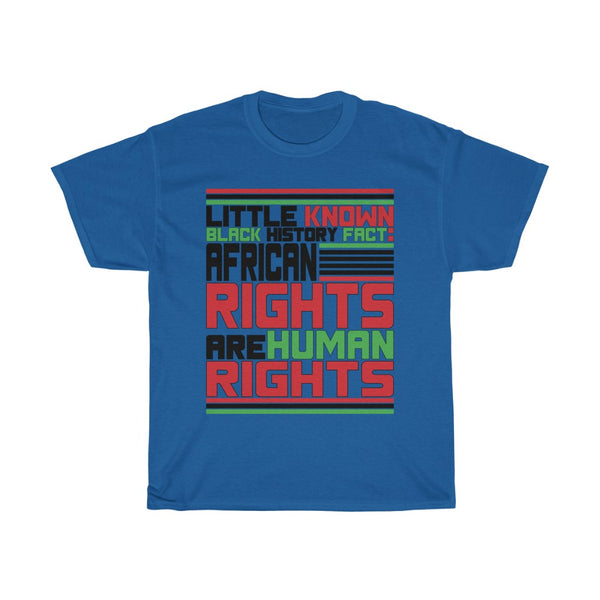 Little Known Black History Fact: African Rights Are Human Rights T-Shirt