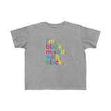 I'm Black Mixed With Black + Black History + Kid's Fine Jersey Tee