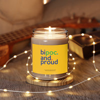 BIPOC & Proud Scented Candle Home Decor, House Warming, Birthday, Graduation, Anniversary, Coworker Candle Gift