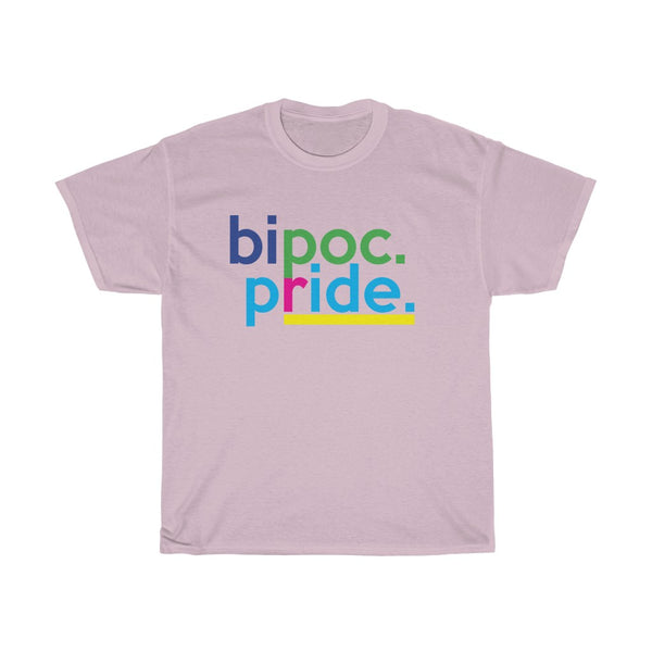 BIPOC Pride + Black + Indigenous + People Of Color + Anti-Racist T-Shirt + White Ally T-Shirt + Black Lives Matter + Unisex Tee