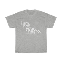 I Am Not Your Negro T-Shirt + James Baldwin Tee + Civil Rights Clothing + Protest Shirt + Hebrew Clothing + Fight The Power Shirt