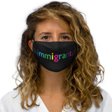 Immigrant + Washable + Reusable Face Mask Cloth Cover + Graphic Quote + Logo + Made in USA + Everyday Wear Mask + Christmas Gift