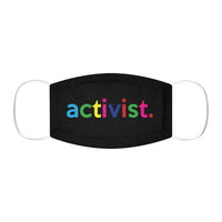 Activist Work Week Washable + Reusable Face Mask Cloth Cover + Graphic Quote + Logo + Made in USA + Everyday Wear Mask + Christmas Gift