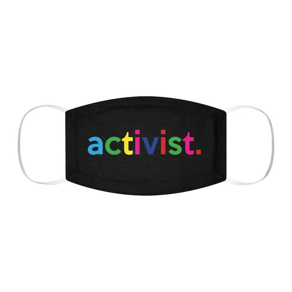 Activist Work Week Washable + Reusable Face Mask Cloth Cover + Graphic Quote + Logo + Made in USA + Everyday Wear Mask + Christmas Gift