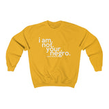 I Am Not Your Negro T-Shirt + James Baldwin Tee + Civil Rights Clothing + Protest + Fight The Power Shirt + Christmas Sweatshirt