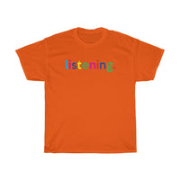 Listening T-Shirt / Virtual Teacher Shirt / Virtual Professor / Virtual Student tees / College Student  / Back to School / Virtual Therapist