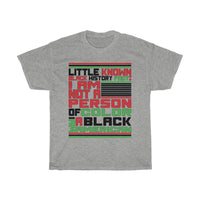 Little Known Black History Fact: I Am Not A Person Of Color I Am Black American T-Shirt