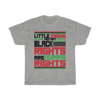 Little Known Black History Fact: Black Rights Are Human Rights T-Shirt