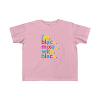 I'm Black Mixed With Black + Black History + Kid's Fine Jersey Tee