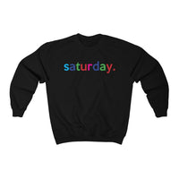 Saturday Weekend College Unisex Crewneck Sweatshirt + Fall Trend + Gift For Her + Gift for Mom + Christmas Gift + Boyfriend Sweatshirt