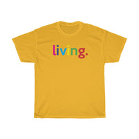 Living My Life Like It's Golden T-Shirt / Cancer Survivor / Breast Cancer Survivor / Pro-Life Multicolor Unisex Tees