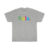 Hola Spanish Greetings + Teacher Back to School Shirt+ Gift For Teacher + Professor Back To School Shirt+ Back To School Shirt For Student