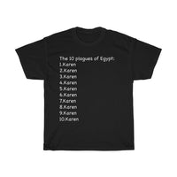 The 10 Plagues Of Egypt + Funny Sarcastic Tee + Humor + Christian + Bible + Karen Memes + T-Shirt