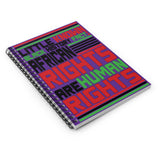 Little Known Black History Fact: African Rights Are Human Rights Writing Journal Spiral Notebook (5.98 x 7.99)