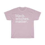 Black Witches Matter Black Shirt + Halloween Graphic Tees + Trending Now + Fall Tops for Ladies Women + Halloween Teacher Shirt