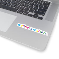 Self-Care Matters Kiss-Cut Stickers For Calendar, Notebooks, Journals, Laptops (2 x 2, 3 x 3, 4 x 4, 6 X 6 ) Transparent & White