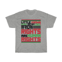 Little Known Black History Fact: African Rights Are Human Rights T-Shirt