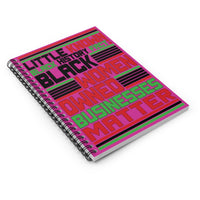 Little Known Black History Fact: Black Women Owned Businesses Matter Writing Journal Spiral Notebook (5.98 x 7.99)