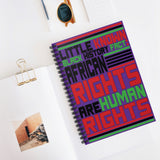 Little Known Black History Fact: African Rights Are Human Rights Writing Journal Spiral Notebook (5.98 x 7.99)