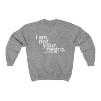 I Am Not Your Negro T-Shirt + James Baldwin Tee + Civil Rights Clothing + Protest + Fight The Power Shirt + Christmas Sweatshirt