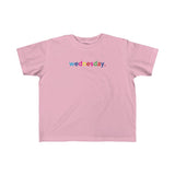 Wednesday + Weekday shirt + Kid's Fine Jersey Tee + Kids Clothing for Girls and Boys + Unisex Shirts