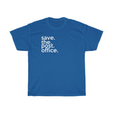 Save the Post Office T-Shirt + Support The Postal Service Tee + USPS Shirt + Unisex Crewneck Shirt + Virtual Classroom Shirt