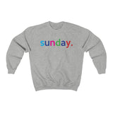 Sunday Weekend College Unisex Crewneck Sweatshirt + Fall Trend + Gift For Her + Gift for Mom + Christmas Gift + Boyfriend Sweatshirt