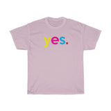 Yes T-Shirt + Gifts for Her + Ladies Crewneck Unisex Shirt + Cute Tumblr Shirt + Funny Graphic Tee