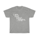 I Am Not Your Negro T-Shirt + James Baldwin Tee + Civil Rights Clothing + Protest Shirt + Hebrew Clothing + Fight The Power Shirt