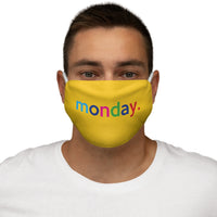 Monday Work Week Washable + Reusable Face Mask Cloth Cover + Graphic Quote + Logo + Made in USA + Everyday Wear Mask + Christmas Gift