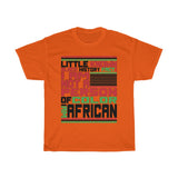 Little Known Black History Fact: I Am Not A Person Of Color I Am African T-Shirt