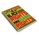 Little Known Black History Fact: Black Rights Are Human Rights Writing Journal Spiral Notebook (5.98 x 7.99)