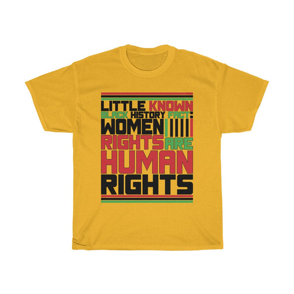 Little Known Black History Fact: Women Rights Are Human Rights T-Shirt